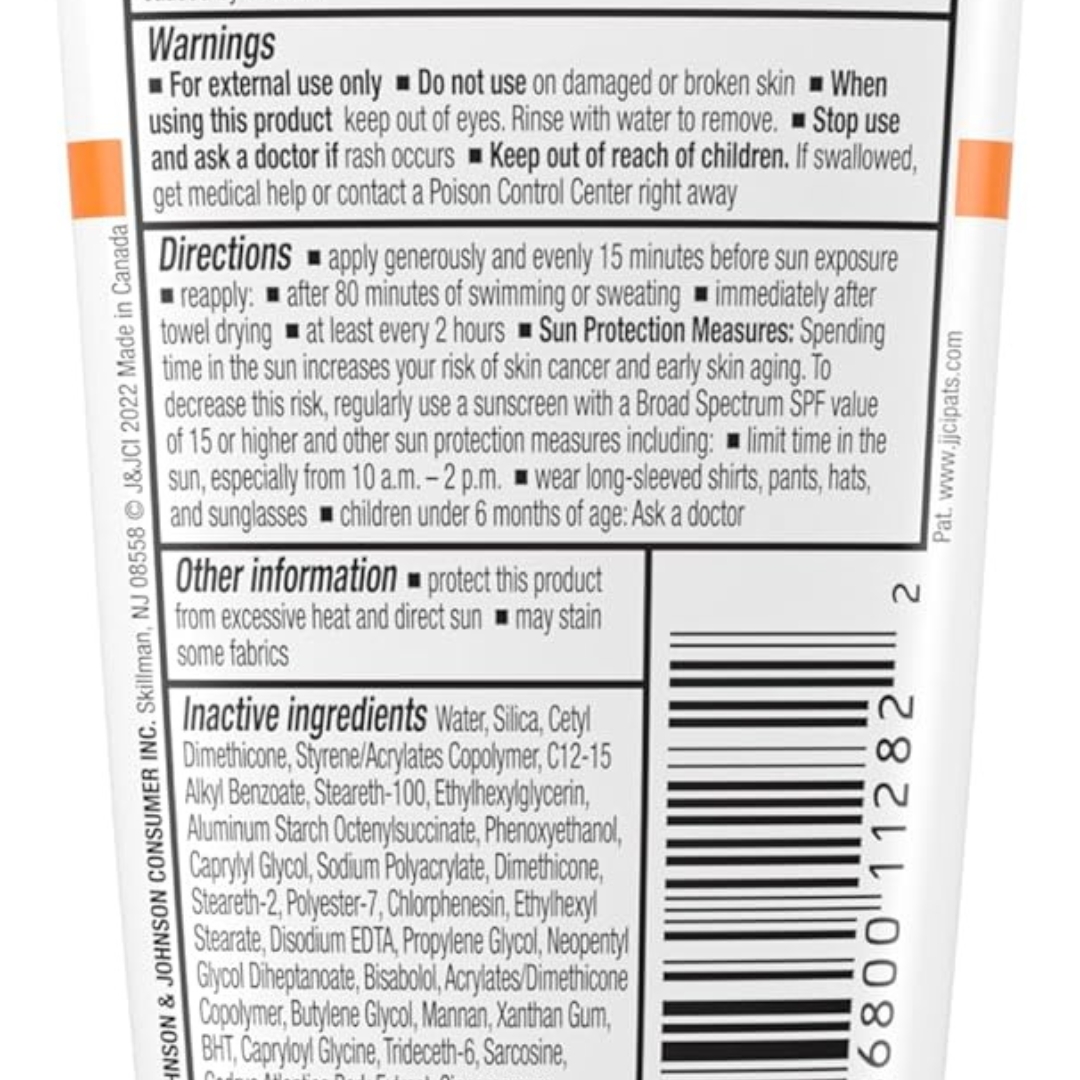 Neutrogena Clear Face SPF 50 Sunscreen for Oily Skin – Lightweight Oil-Free Sun Protection 3 fl oz - Image 9