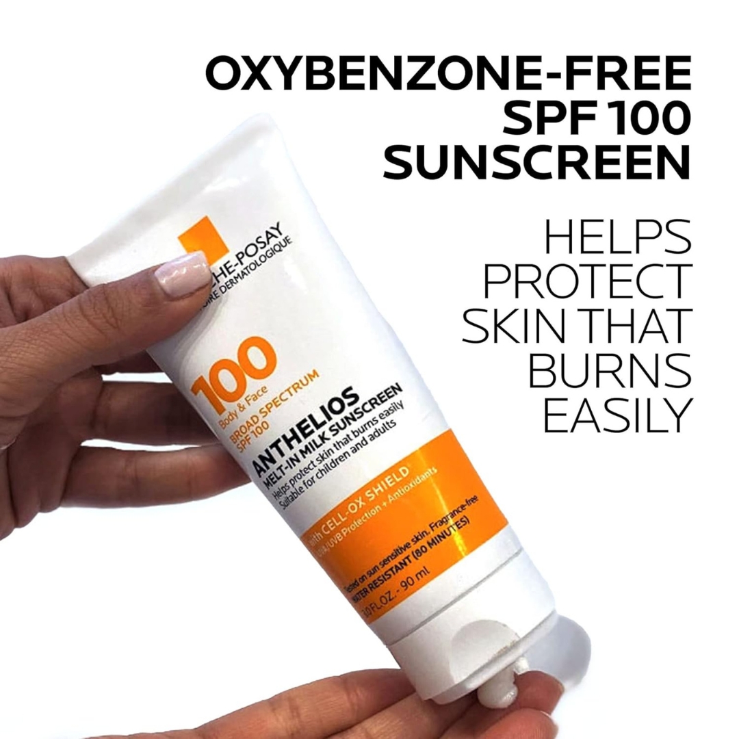 La Roche-Posay Anthelios Melt-In Milk Sunscreen SPF 100, 3.0oz – Broad Spectrum Sun Protection - Image 3